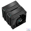 Kép 2/10 - DeepCool CPU Cooler - AK620 ZERO DARK (28 dB; max, 117,21 m3/h; 4pin csatlakozó, 6 db heatpipe, 2x12cm, PWM)