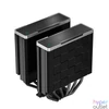 Kép 5/10 - DeepCool CPU Cooler - AK620 ZERO DARK (28 dB; max, 117,21 m3/h; 4pin csatlakozó, 6 db heatpipe, 2x12cm, PWM)