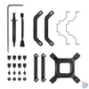 Kép 4/10 - DeepCool CPU Cooler - AK500 ZERO DARK (31,5 dB; max, 88,75 m3/h; 4pin csatlakozó, 5 db heatpipe, 12cm, PWM)