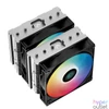 Kép 10/10 - DeepCool CPU Cooler - AG620 BK ARGB (29,4 dB; max, 115,32 m3/h; 4pin csatlakozó, 6 db heatpipe, 12cm, PWM, LED)