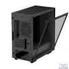 Kép 2/6 - DeepCool Számítógépház - CH370 (fekete, ablakos, 1x12cm ventilátor, Mini-ITX / Micro-ATX, 2xUSB3.0)