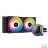 Kép 1/10 - DeepCool CPU Water Cooler - LS520 (max 19dB; max. 145,86 m3/h; 2x12cm, A-RGB LED)