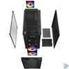 Kép 12/15 - DeepCool Számítógépház - CC360 ARGB (fekete, ablakos, 3x12cm ventilátor, Mini-ITX / Micro-ATX, 1xUSB3.0, 1xUSB2.0)
