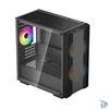 Kép 4/15 - DeepCool Számítógépház - CC360 ARGB (fekete, ablakos, 3x12cm ventilátor, Mini-ITX / Micro-ATX, 1xUSB3.0, 1xUSB2.0)