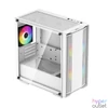Kép 12/15 - DeepCool Számítógépház - CC360 ARGB WH (fehér, ablakos, 3x12cm ventilátor, Mini-ITX / Micro-ATX, 1xUSB3.0, 1xUSB2.0)