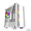 Kép 1/15 - DeepCool Számítógépház - CC360 ARGB WH (fehér, ablakos, 3x12cm ventilátor, Mini-ITX / Micro-ATX, 1xUSB3.0, 1xUSB2.0)