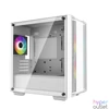 Kép 9/15 - DeepCool Számítógépház - CC360 ARGB WH (fehér, ablakos, 3x12cm ventilátor, Mini-ITX / Micro-ATX, 1xUSB3.0, 1xUSB2.0)