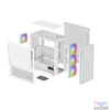Kép 6/16 - DeepCool Számítógépház - CH560 DIGITAL WH (fehér, 3x14cm + 1x12 venti, Mini-ITX / Micro-ATX / ATX / E-ATX, 2xUSB3.0)