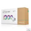 Kép 5/7 - DeepCool CPU Water Cooler - LE720 WH (max 17,8dB; max. 145,86 m3/h; 3x12cm, A-RGB LED, fehér)
