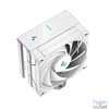 Kép 2/10 - DeepCool CPU Cooler - AK400 Digital WH (28 dB; max, 117,21 m3/h; 4pin csatlakozó, 4 db heatpipe, 12cm, PWM, fehér)