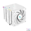 Kép 6/10 - DeepCool CPU Cooler - AK620 Digital WH (28 dB; max, 117,21 m3/h; 4pin csatlakozó, 6 db heatpipe, 2x12cm, PWM, fehér)