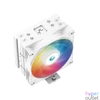 Kép 3/10 - DeepCool CPU Cooler - AG400 WH ARGB (31,6 dB; max, 128,93 m3/h; 4pin, 4 db heatpipe, 12cm, PWM, A-RGB LED, fehér)