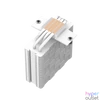 Kép 6/10 - DeepCool CPU Cooler - AG400 WH ARGB (31,6 dB; max, 128,93 m3/h; 4pin, 4 db heatpipe, 12cm, PWM, A-RGB LED, fehér)