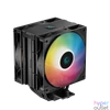 Kép 1/10 - DeepCool CPU Cooler - AG400 DIGITAL PLUS (31,6 dB; max, 134,03 m3/h; 4pin csatlakozó, 4 db heatpipe, 12cm, PWM)