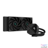 Kép 1/6 - DeepCool CPU Water Cooler - LS520S Zero Dark (max 19dB; max. 145,86 m3/h; 2x12cm, A-RGB LED)
