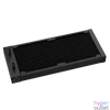 Kép 4/6 - DeepCool CPU Water Cooler - LS520S Zero Dark (max 19dB; max. 145,86 m3/h; 2x12cm, A-RGB LED)