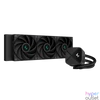 Kép 1/6 - DeepCool CPU Water Cooler - LS720S Zero Dark (max 19dB; max. 145,86 m3/h; 3x12cm, A-RGB LED)