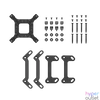Kép 5/6 - DeepCool CPU Water Cooler - LD240 (max 21dB; max. 122,39 m3/h; 2x12cm, LED kijelző, fekete)