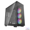 Kép 1/16 - DeepCool Számítógépház - CH780 (fekete, ablakos, 3x140mm A-RGB ventilllátor, E-ATX, 4xUSB3.0)
