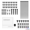 Kép 10/16 - DeepCool Számítógépház - CH780 (fekete, ablakos, 3x140mm A-RGB ventilllátor, E-ATX, 4xUSB3.0)