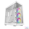 Kép 1/16 - DeepCool Számítógépház - CH780 WH (fehér, ablakos, 3x140mm A-RGB ventilllátor, E-ATX, 4xUSB3.0)