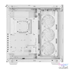 Kép 5/16 - DeepCool Számítógépház - CH780 WH (fehér, ablakos, 3x140mm A-RGB ventilllátor, E-ATX, 4xUSB3.0)