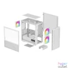 Kép 13/15 - DeepCool Számítógépház - CH360 DIGITAL WH (fekete, 2x14cm +1x12 venti, Mini-ITX / Micro-ATX, 1xUSB3.0, A-RGB, fehér)