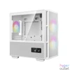 Kép 2/15 - DeepCool Számítógépház - CH360 DIGITAL WH (fekete, 2x14cm +1x12 venti, Mini-ITX / Micro-ATX, 1xUSB3.0, A-RGB, fehér)