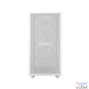 Kép 3/16 - DeepCool Számítógépház - CH360 DIGITAL WH (fekete, 2x14cm +1x12 venti, Mini-ITX / Micro-ATX, 1xUSB3.0, A-RGB, fehér)