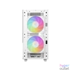 Kép 4/16 - DeepCool Számítógépház - CH360 DIGITAL WH (fekete, 2x14cm +1x12 venti, Mini-ITX / Micro-ATX, 1xUSB3.0, A-RGB, fehér)