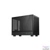 Kép 3/12 - DeepCool Számítógépház - CH160 (fekete, Mini-ITX, 2xUSB3.0, Type-C, fekete)