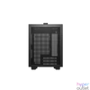 Kép 4/12 - DeepCool Számítógépház - CH160 (fekete, Mini-ITX, 2xUSB3.0, Type-C, fekete)