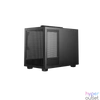 Kép 8/12 - DeepCool Számítógépház - CH160 (fekete, Mini-ITX, 2xUSB3.0, Type-C, fekete)