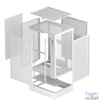Kép 11/13 - DeepCool Számítógépház - CH170 DIGITAL WH (fekete, Mini-ITX, 2xUSB3.0, Type-C, fehér)