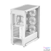 Kép 6/12 - DeepCool Számítógépház - CC560 MESH WH V2 (ablakos, 4x12cm A-RGB ventilátor, ATX, 2xUSB3.0, fehér)