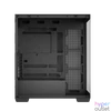 Kép 4/11 - DeepCool Számítógépház - CG580 (fekete, ablakos, venti nélkül, BTF, ATX, 2xUSB3.0, 1xUSB2.0)