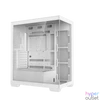 Kép 2/11 - DeepCool Számítógépház - CG580 WH (fehér, abakos, venti nélkül, BTF, ATX, 2xUSB3.0, 1xUSB2.0)