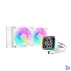 Kép 1/6 - DeepCool CPU Water Cooler - LD240 WH (max 21dB; max. 122,39 m3/h; 2x12cm, LED kijelző, fehér)