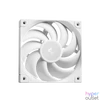 Kép 3/6 - DeepCool CPU Water Cooler - MYSTIQUE 360 WH (max 21dB; max. 123,09 m3/h; 3x12cm, LED kijelző, fehér)