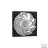 Kép 11/15 - DeepCool Számítógépház - MATREXX55 MESH V4 C (fekete, ablakos, 3x14cm + 1x12cm A-RGB venti, ATX, 1xUSB3.0, Type-C)