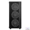 Kép 3/15 - DeepCool Számítógépház - MATREXX55 MESH V4 C (fekete, ablakos, 3x14cm + 1x12cm A-RGB venti, ATX, 1xUSB3.0, Type-C)