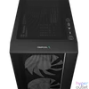 Kép 7/15 - DeepCool Számítógépház - MATREXX55 MESH V4 C (fekete, ablakos, 3x14cm + 1x12cm A-RGB venti, ATX, 1xUSB3.0, Type-C)