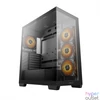 Kép 2/15 - DeepCool Számítógépház - CG580 4F (fekete, ablakos, 4x12cm A-RGB, BTF, ATX, 2xUSB3.0, 1xUSB2.0)