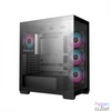 Kép 4/15 - DeepCool Számítógépház - CG580 4F (fekete, ablakos, 4x12cm A-RGB, BTF, ATX, 2xUSB3.0, 1xUSB2.0)
