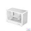 Kép 1/11 - DeepCool Számítógépház - CH260 WH (fekete, Mini-ITX/Micro ATX (BTF), 2xUSB3.0, Type-C, fehér)