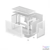 Kép 10/11 - DeepCool Számítógépház - CH260 WH (fekete, Mini-ITX/Micro ATX (BTF), 2xUSB3.0, Type-C, fehér)