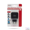 Kép 2/2 - Delight Telefon töltő  - 2db USB, 5V/2.4A, Fekete