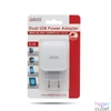 Kép 2/2 - Delight Telefon töltő  - 2db USB, 5V/2.4A, Fehér