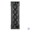 Kép 2/5 - EATON szünetmentes 650VA - ELP650DIN (4 Schuko kimenet, line-interaktív, LCD, USB, szoftver, AVR, rack/torony)