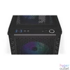 Kép 5/8 - Endorfy Számítógépház - Signum 300 ARGB (ATX /micro ATX/ITX, 2xUSB3.0, 4x12cm LED ventilátor, ablakos, fekete)